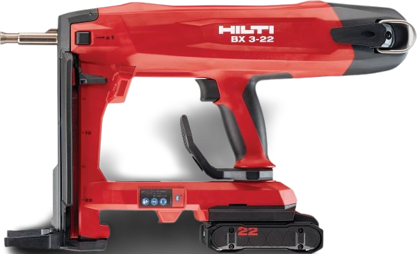 BX 3-ME-22 Cordless concrete nailer (M&E edition)